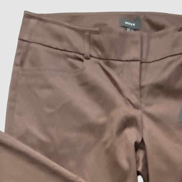 Mexx Womens Brown 30X32 Tall Cotton Blend Office Event Casual Trouser Pants - Picture 2 of 13